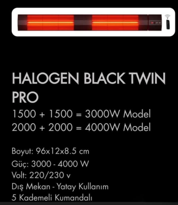 Halogen Black Twin Pro