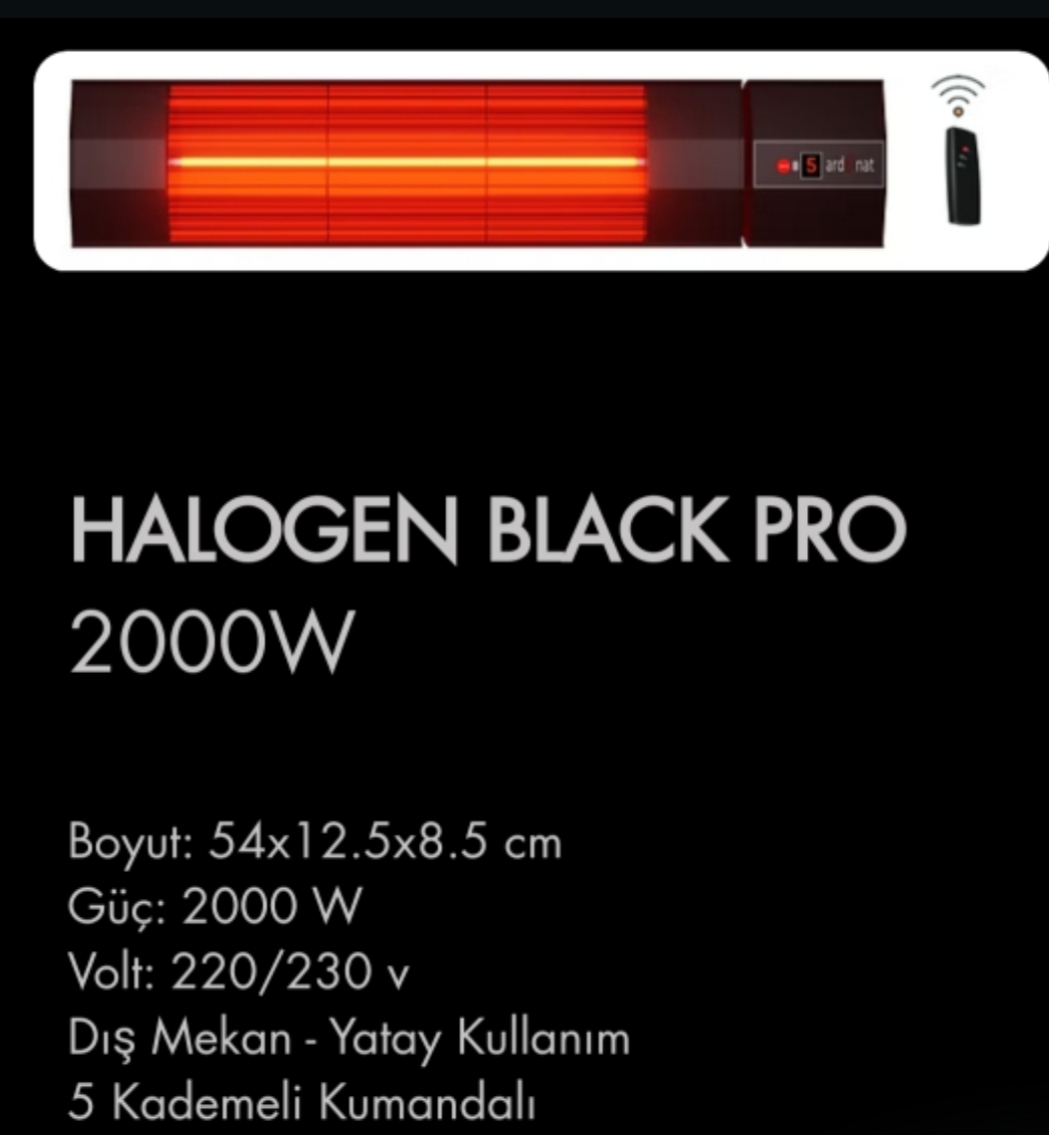 Halogen Black Pro 2000W