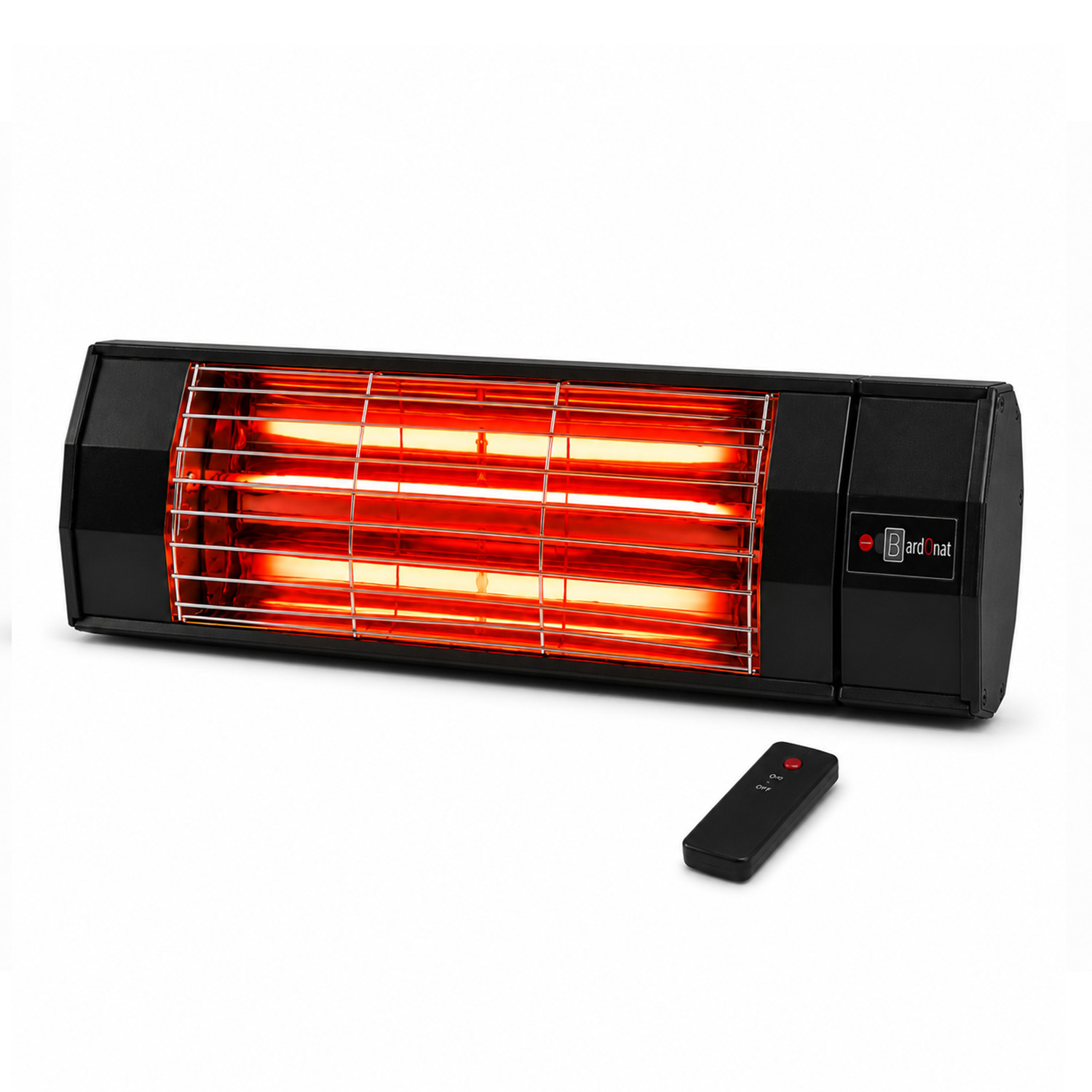 Halogen Black Pro 2000W Duvar Tipi Dış Mekan Isıtıcısı Kumandalı (5 Kademeli)